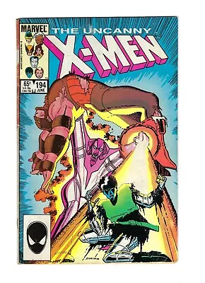 Buy Uncanny X-Men #194 (Marvel, Jun 1985) VF- 7.5 DIRECT EDITION Juggernaut Appear • 7.88£