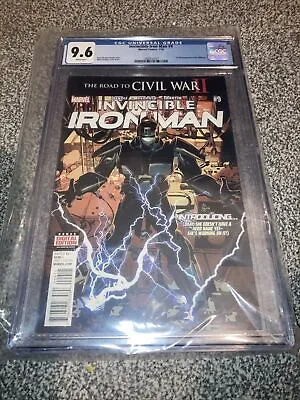 Buy Invincible Iron Man 9 (2016) CGC 9.6 Riri Williams 1st Full App 1st Print • 89.99£