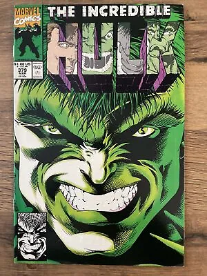 Buy The Incredible Hulk #379 - March 1991 - Marvel Comics • 4.99£