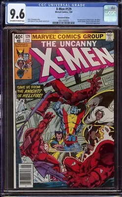 Buy X-Men # 129 CGC 9.6 OW/W (Marvel, 1980) 1st Kitty Pryde & Emma Frost, Newsstand • 710.94£
