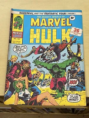 Buy Marvel Comics - The Mighty World Of Marvel Starring The Incredible Hulk #131 • 3.50£