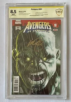 Buy Avengers #684 CBCS 8.5 1st Immortal Hulk! Signed By Mark Brooks! 2018! Not CGC! • 133.81£