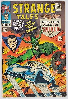 Buy Strange Tales #144 1966 4.5-5.0 VG/FN Kirby/Purcell A-1st App Jasper Sitwell-MCU • 13.40£