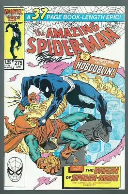Buy *amazing Spider-man #275*1986 Marvel*signed Frenz*hobgoblin Black Suit Cover*nm- • 42.09£