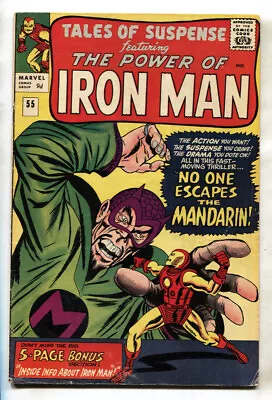 Buy TALES OF SUSPENSE #55 UK Variant Comic Book 1964-IRON MAN/MANDARIN • 163.27£