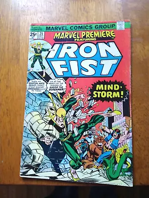 Buy Iron Fist #25 Mind Storm Key Issue Marvel Premiere Comics • 14.22£