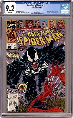 Buy Amazing Spider-Man #332 CGC 9.2 1990 4349060002 • 42.19£