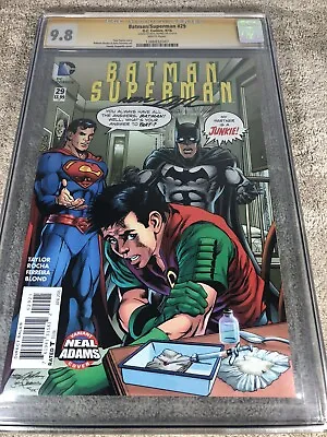 Buy Batman Superman 29 CGC SS 9.8 Neal Adams Green Lantern 85 Homage Variant 4/16 • 379.33£