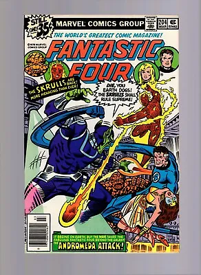 Buy Fantastic Four #204 - 1st Appearance Nova Corps - Higher Grade Plus • 11.85£