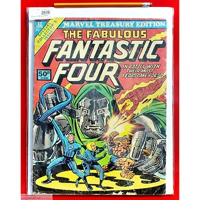 Buy Fantastic Four # 11 1st Print Marvel Treasury Edition Comic Book 1976 (Lot 2636 • 39.99£