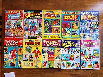 Buy DC Comics 100 Page Spectacular/80 Pg Giant Reprint Replica 10 Book Lot NM/MT • 55.50£