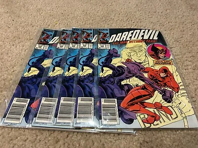 Buy Daredevil #248 November 1987 Marvel Comics Wolverine Newsstand Lot Of 5 • 19.86£