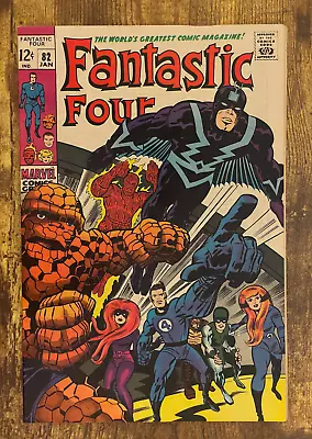 Buy Fantastic Four #82 - STUNNING HIGH GRADE - Inhumans - Marvel 1969 • 7.63£