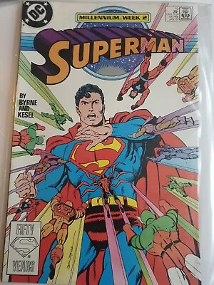 Buy SUPERMAN Vol 2 ISSUE #13.  JOHN BYRNE  1988. Near Mint.  Rare HIGH GRADE • 1.99£