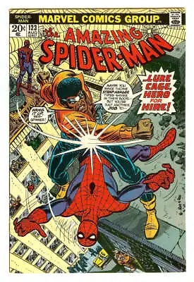 Buy Amazing Spider-man #123 7.5 // Luke Cage Vs Spider-man Marvel Comics 1973 • 114.02£