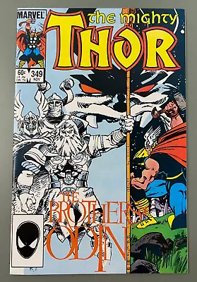 Buy Mighty Thor #349 (Marvel 1984) The Brothers Of Odin! Origin Of The Odinforce! • 6.43£