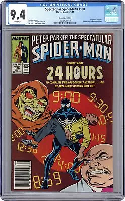 Buy Spectacular Spider-Man Peter Parker #130N CGC 9.4 Newsstand 1987 4410520010 • 47.17£