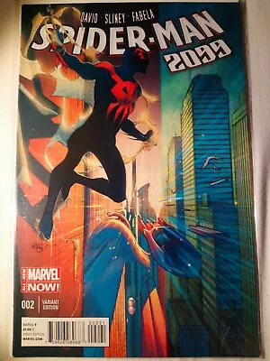 Buy Spider-Man 2099 #2 VF (Vol 2) 1:25 Variant By Pasqual Ferry • 7£