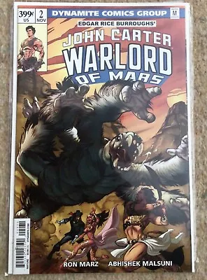 Buy Dynamite Entertainment John Carter Warlord Of Mars #2c Variant Cover (2014) • 5£