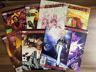 Buy Marvel Comics - Runaways Vol.2 Issues 1-8 (Brian K. Vaughan 2005 • 25£