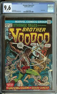 Buy Strange Tales #171 CGC 9.6 Marvel Comic 1973 Brother Voodoo White Pages • 265.41£