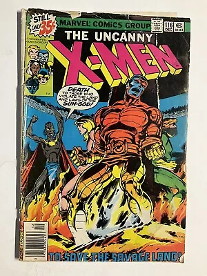 Buy Uncanny X-men 116 Newsstand Cover Detached Gd- Good- 1.8 Marvel  • 11.82£