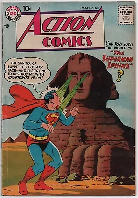 Buy ACTION COMICS - SERIES 1 No. 240  MAY 1958 - VG+  SUPERMAN - DC COMICS - VIDEO • 135£