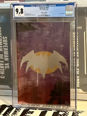 Buy Batman #141 CGC 9.8 Purple Foil Bat Symbol Zur En Arrh Variant Cover New Mint MT • 47.32£
