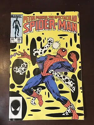 Buy Peter Parker The Spectacular Spider-Man #99 Marvel 1985 The Spot Cover • 15.90£