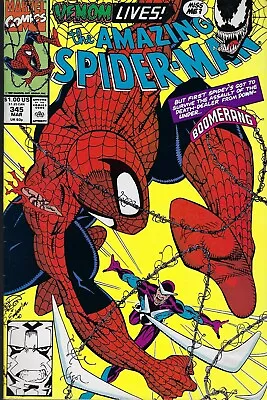 Buy Amazing Spider-Man(MVL-1963)#345 Key- 1ST APPR. OF CARNAGE (SYMBIOTE) (5.5)-1 • 11.93£