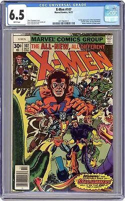 Buy Uncanny X-Men #107 CGC 6.5 1977 4317863011 1st Full App. Starjammers • 131.87£