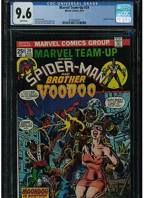 Buy Marvel Team Up #24 Cgc 9.6 White Pages 1974 Early Brother Voodoo Appearance Blue • 304.74£