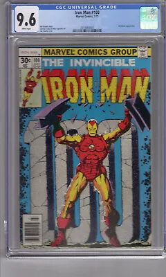 Buy Iron Man #100 (1977) 9.6 CGC App...MANDARIN' • 143.91£