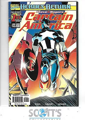 Buy Captain America  #1  Nm-  (vol 3) • 3.50£