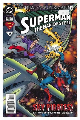 Buy Superman: The Man Of Steel #51 : NM- :  Wanted  : The Trial Of Superman • 1.75£