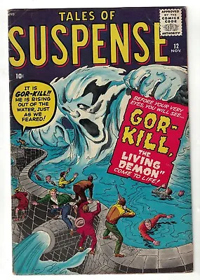 Buy Marvel Comics Tales Of Suspense 12 VF- 7.0 Pre Iron Man Glossy GOR KILL DEMON • 199.99£