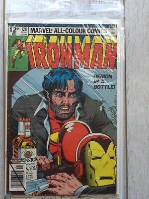 Buy IRON MAN #1 28- Demon In A Bottle (1979) Tony Stark Newsstand Uk • 300£