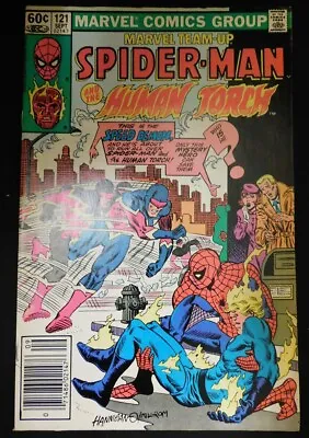 Buy Marvel Team-up 121 Newsstand Variant Comic Spider-man 1st Frog Man 1982 Fn/vf • 4£