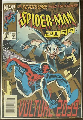 Buy Spider-Man 2099 #7 VF/NM 9.0 NEWSSTAND EDITION MARVEL COMICS 1993 • 2.37£