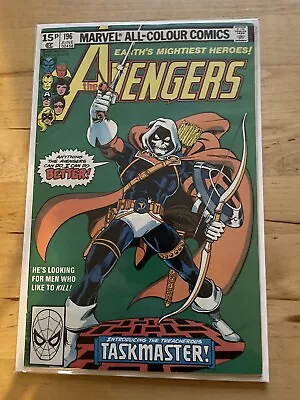 Buy Avengers #196 KEY 1st Full Appearance Of Taskmaster (Marvel 1980) 6.0-7.0 • 57.55£