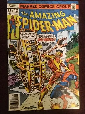 Buy Comics:amazing Spiderman 183 1978, Cents Copy, Rocket Racer, Tinkerer. • 20£