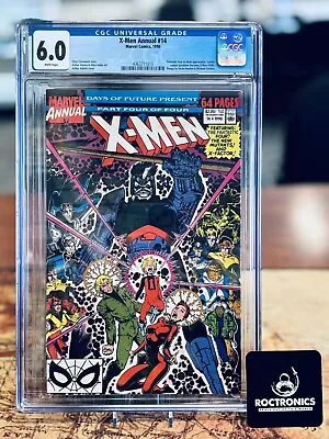 Buy X-Men Annual #14 (1990) CGC 6.0 1st Cameo Gambit Marvel Comics Fantastic 4 Ahab • 31.30£