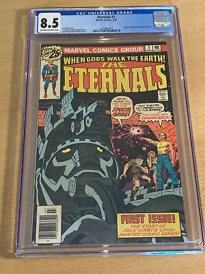 Buy The Eternals 1 (1976) – Marvel Comics Bronze Age Key 1st Eternals – CGC 8.5 VFN • 66£