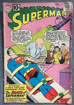 Buy DC Comics Superman # 149 10¢ Issue Death Of Superman • 59.95£