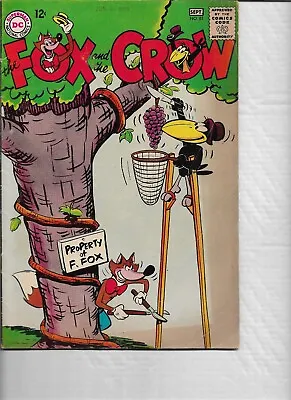 Buy Fox And The Crow #81 Dc 1963 Edgier Funny Animal Tales + Hound & The Hare • 11.86£