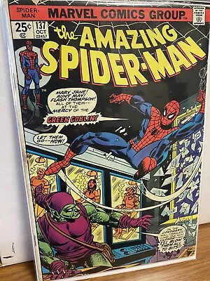Buy Amazing Spider Man 137 2nd Harry As Green Goblin - Missing Value Stamp • 25.75£
