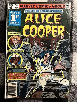 Buy Marvel Premiere #50 1979 Marvel Comic First Appearance Alice Cooper • 19.99£