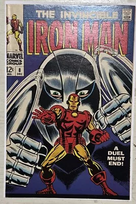 Buy IRON MAN #8 Marvel Comic From 1968 • 96.47£