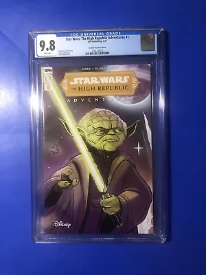 Buy Star Wars The High Republic Adventures #1 CGC 9.8 1:10 Yoda Variant Comic 2021 • 114.33£