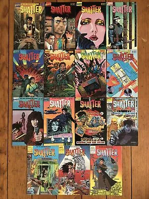 Buy Shatter #1-14 + Special 1985 First Computerized Comic! Vintage NEW VF+/- • 47.79£